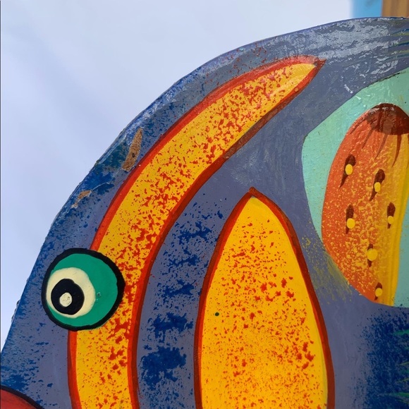 Wooden Fish Book End Set - Picture 4 of 5